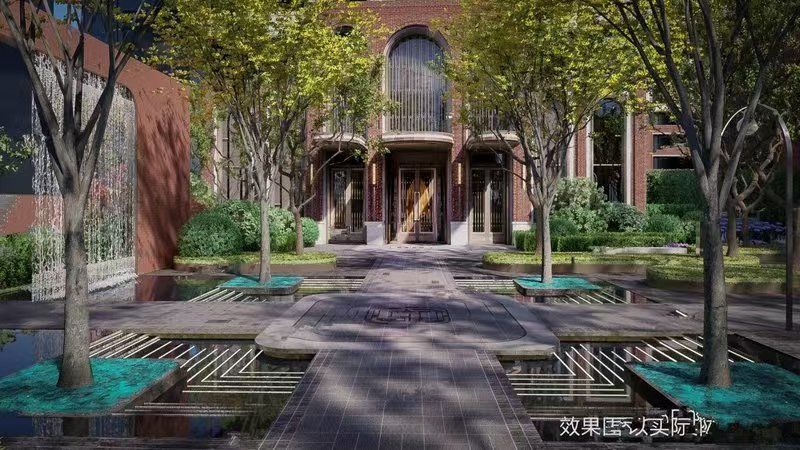 电建地产.汉口公馆效果图图片