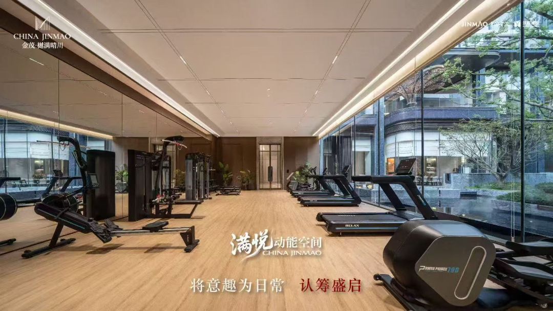 金茂樾满晴川实景图