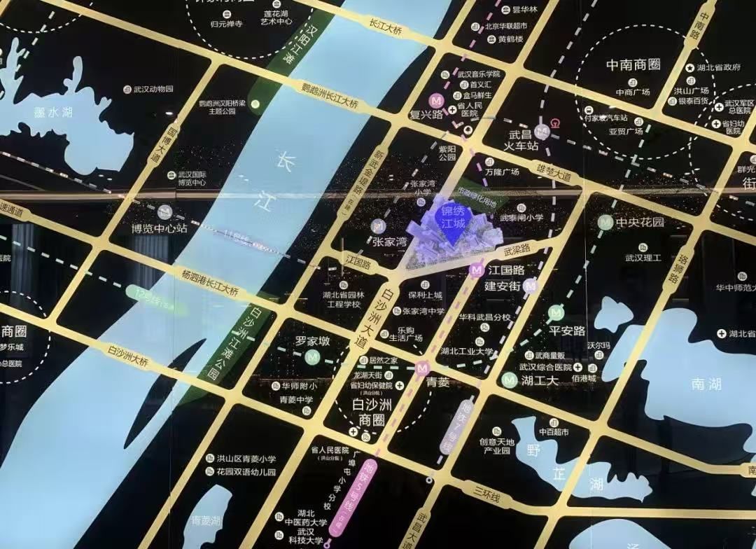 锦绣江城位置交通图