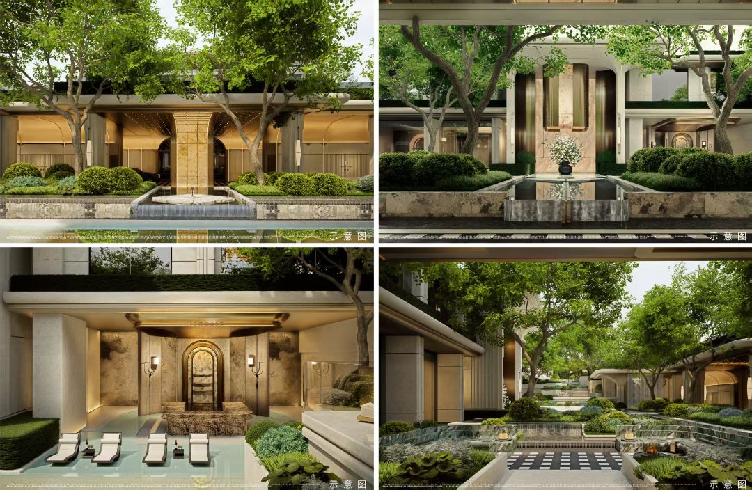 光谷地产.金地铂翠效果图图片