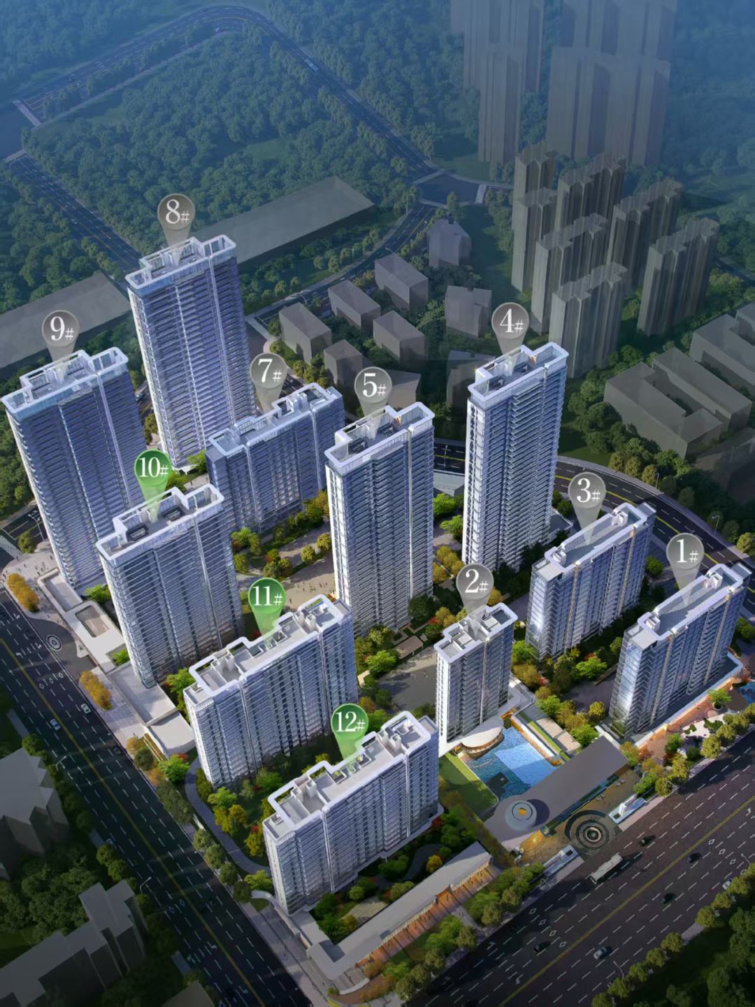 金地.大成乐府效果图图片