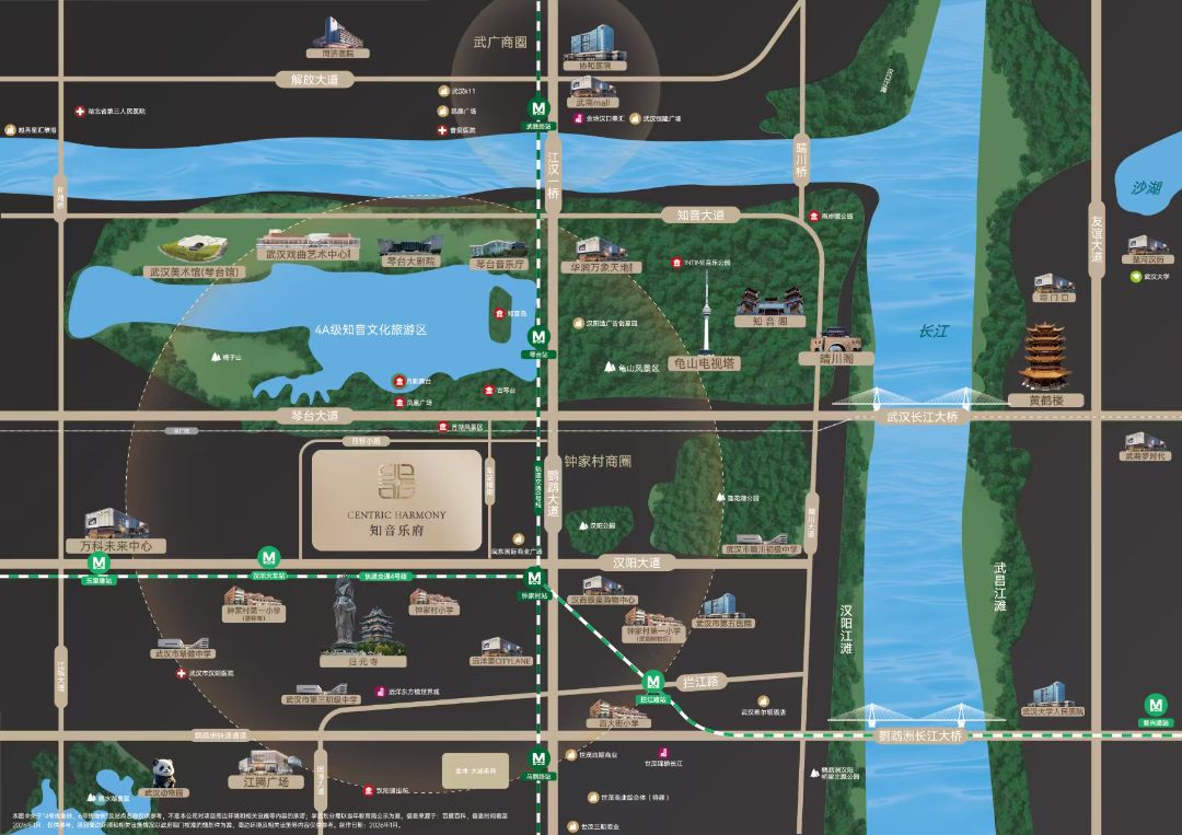金地知音乐府位置交通图