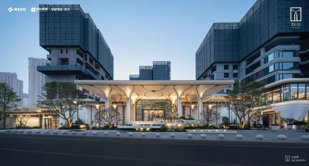 湖北科投.万科.璞拾光屿实景图