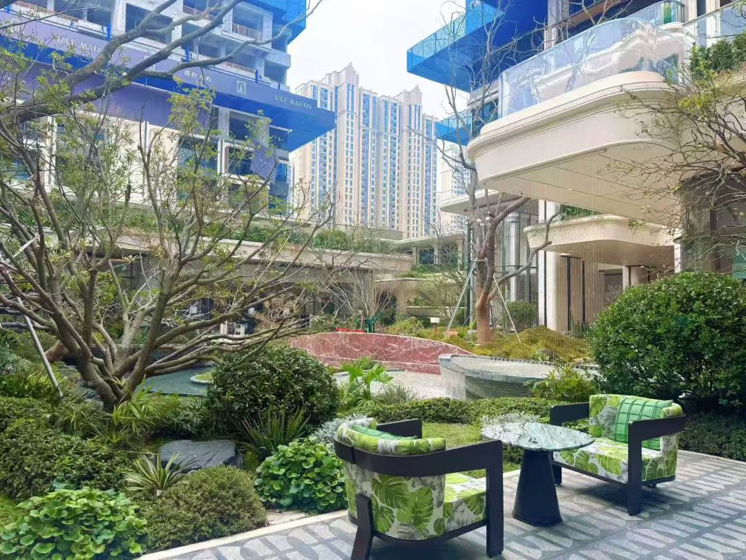 湖北科投.万科.璞拾光屿实景图