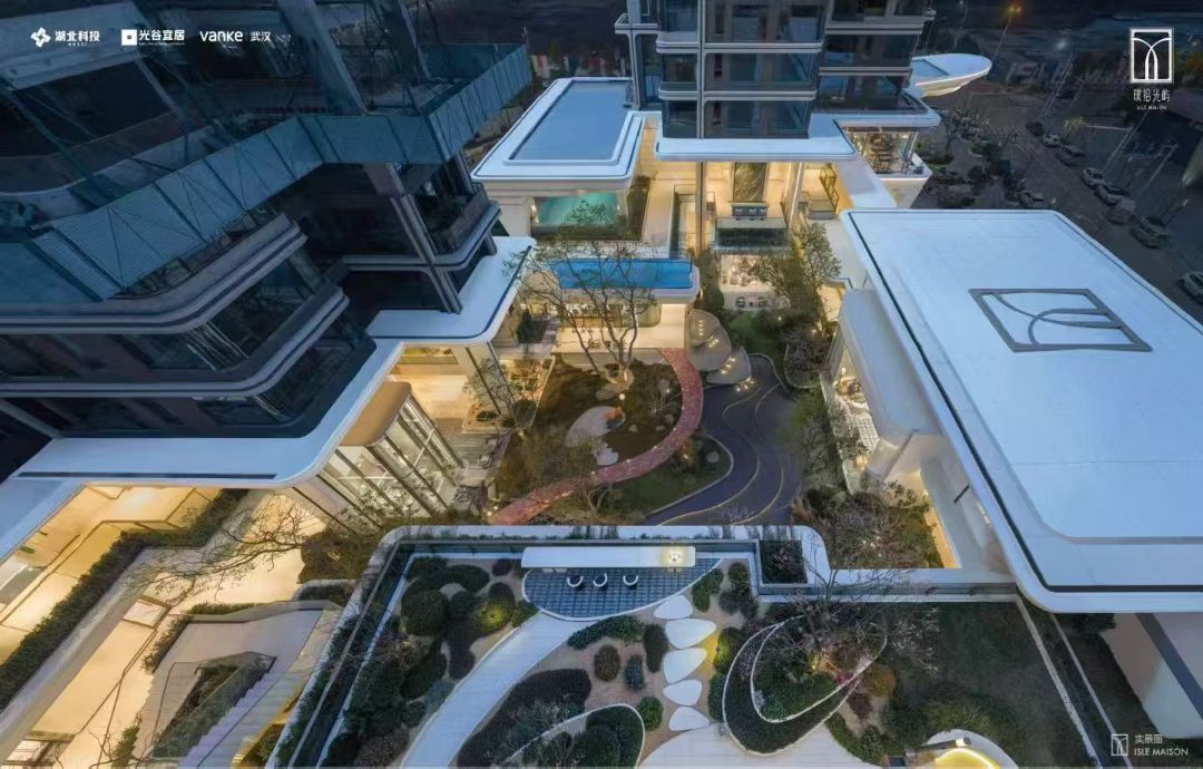 湖北科投.万科.璞拾光屿实景图