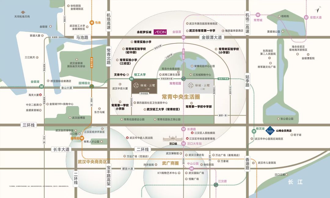 绿城云墅位置交通图