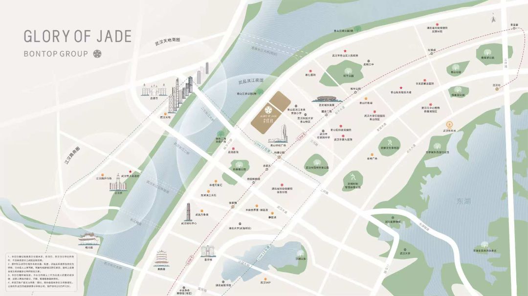武汉邦泰.璟和位置交通图