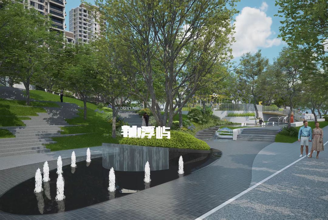 湖北科投.万科.璞拾光屿效果图图片