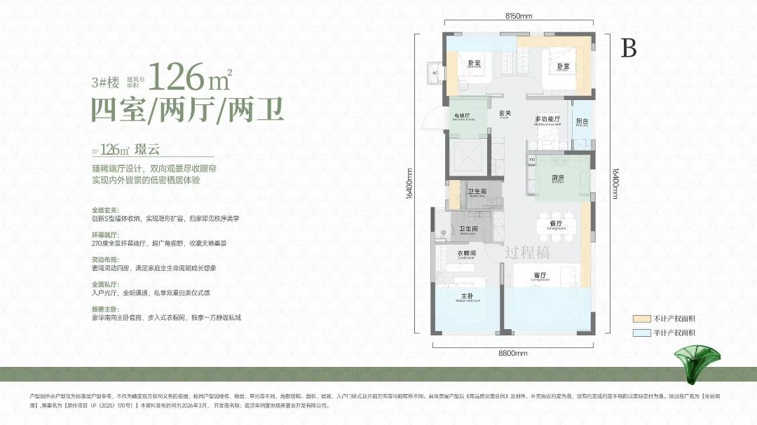 华润光谷润璟四室两厅两卫