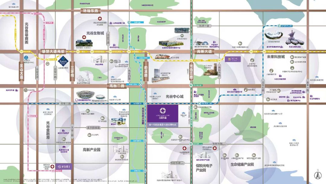 湖北科投.宜居有嘉位置交通图