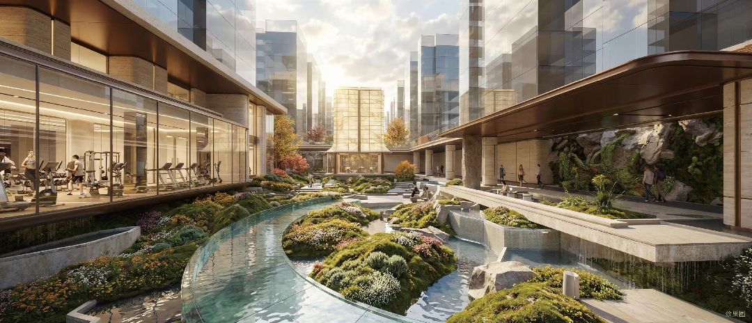 临空投金地如院效果图